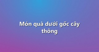 Món quà dưới gốc cây thông