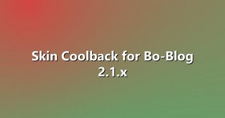 Skin Coolback for Bo-Blog 2.1.x