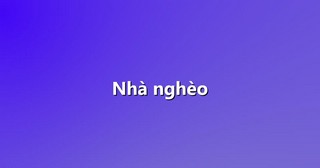 Nhà nghèo