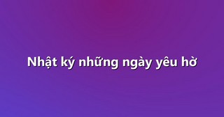 Nhật ký những ngày yêu hờ