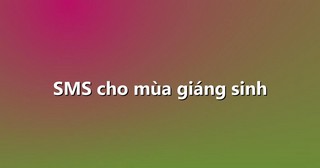 SMS cho mùa giáng sinh