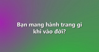 Bạn mang hành trang gì khi vào đời?