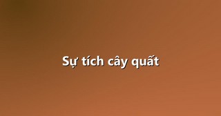 Sự tích cây quất