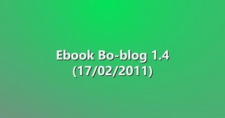 Ebook Bo-blog 1.4 (17/02/2011)