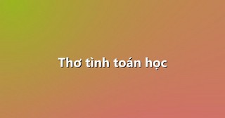 Thơ tình toán học