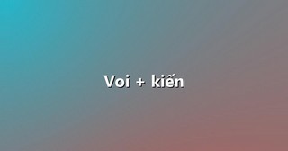 Voi + kiến