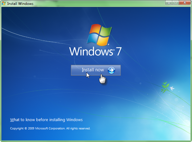 Hướng dẫn cài Windows 7 Bằng DVD